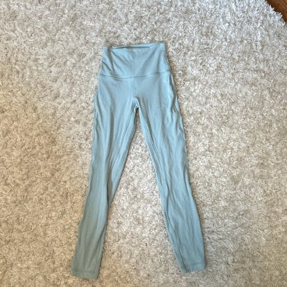 Lululemon 25" Teal Align Leggings
